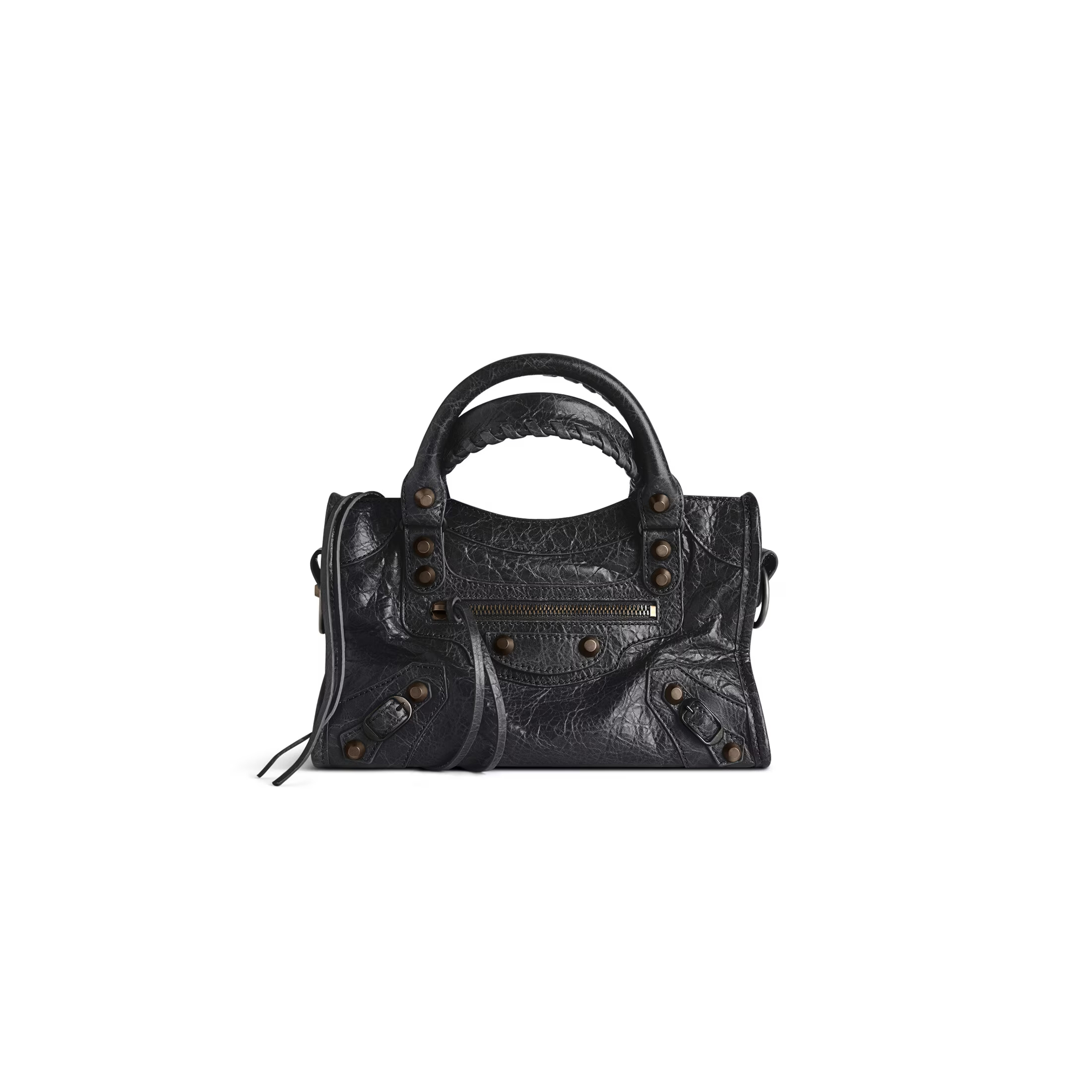 BALENCIAGA WOMEN'S LE CITY BAG MINI IN BLACK 8063952ABEK1000 (23.8*16*6.3cm) BALENCIAGA WOMEN'S LE CITY BAG MINI IN BLACK 8063952ABEK1000 (23.8*16*6.3cm)